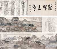 李宝章 1918年前作 临安山色图 手卷